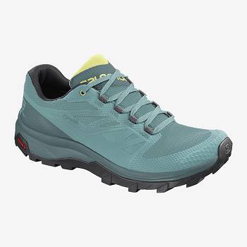 Salomon OUTLINE GTX W - Modre Turistické Topánky Damske, S0135SK